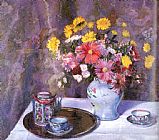 Tea Canvas Paintings - Imari Tea Set